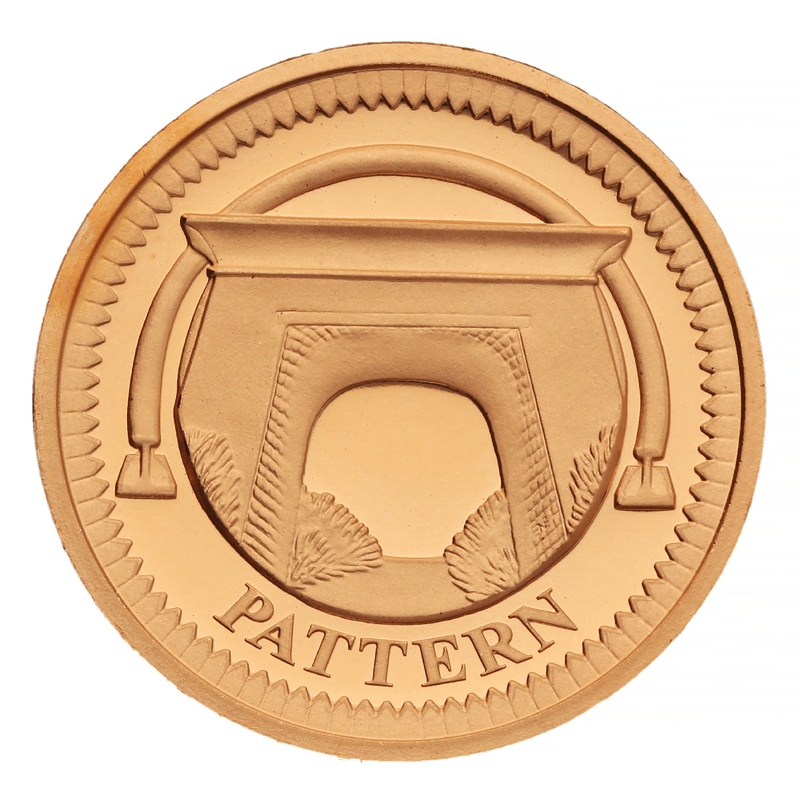 £1 One Pound Proof Gold Coin - Pattern Bridges -2003 Egyptian Arch