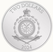 2024 Proof Harley Quinn Silver Coin 1oz Boxed