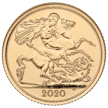 2020 Gold Half Sovereign