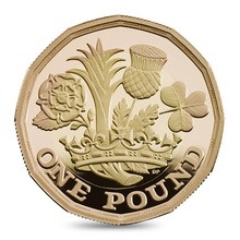 2017 Gold Proof £1 One Pound Nations of the Crown Boxed