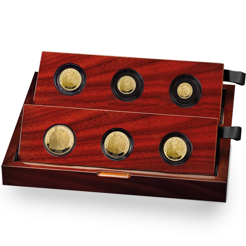 2016 Proof Gold Britannia 6 Coin Set Boxed