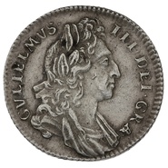 1696 Silver Sixpence Coin William III 