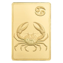 0.5g Gold Bar PAMP Zodiac Cancer Minted