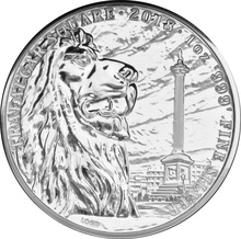 2018 Trafalgar Square Silver Coin 1oz Landmarks of Britain