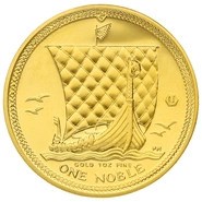 2010 Isle of Man Noble Gold Coin 1oz