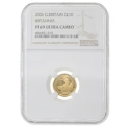 2006 Proof 1/10oz Gold Britannia Coin NGC PF69