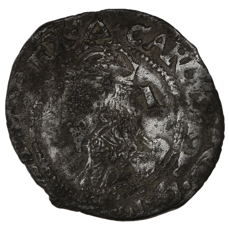 1639-1640 Charles I Silver Penny Hammered mm Triangle