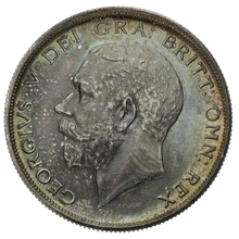 1911 Proof Silver Half Crown Coin George V