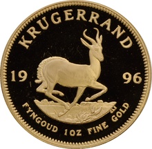 1996 Proof Krugerrand Gold Coin 1oz Boxed