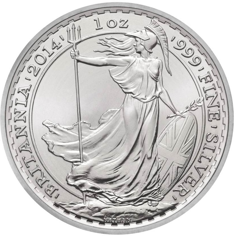 2014 1oz Britannia Silver Coin
