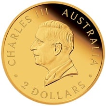 2025 0.5g Australian Mini Roo Proof Gold Coin