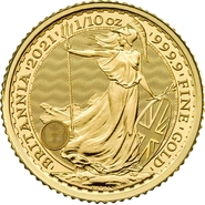 2021 1/10oz Gold Britannia Coin