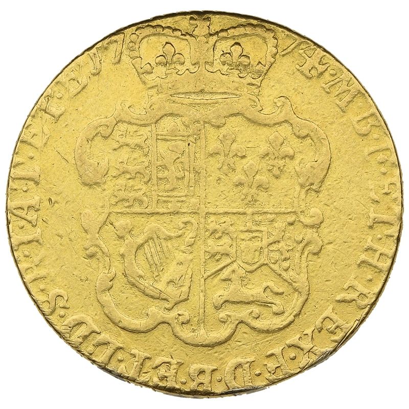 1774 Gold Guinea Coin George III