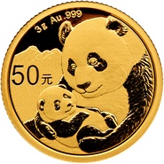 2019 3g Chinese Panda Gold Coin