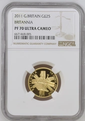 2011 Proof 1/4oz Gold Britannia Coin NGC PF70