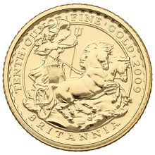 2009 1/10oz Gold Britannia Coin