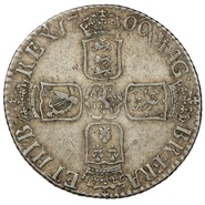 1700 William III Silver Shilling
