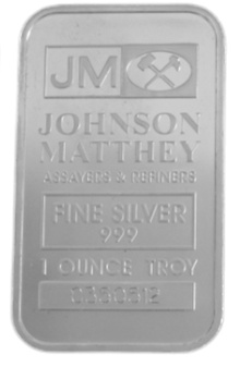 Second Hand 1oz Silver Bar