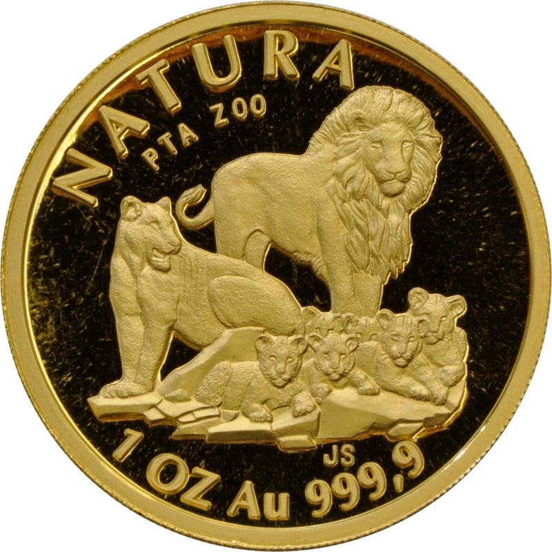 1994 1oz Natura Gold Coin Lion
