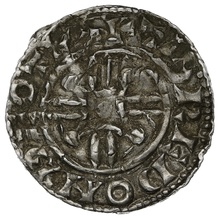 1035-1042 Harthacnut Silver Penny Hammered Thetford Tidread