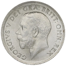1916 Silver Shilling Coin George V