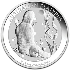 2012 1oz Platinum Platypus