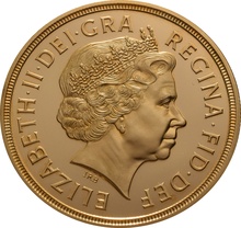 1998 Proof Gold £5 Coin Quintuple Sovereign