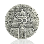 Egyptian Relics Pharaoh Ramesses II - After Life - 2oz Silver Coin