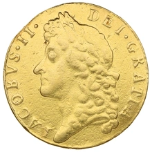 1688 Gold Guinea Coin James II
