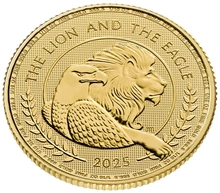 2025 The Lion and Eagle 1/10oz Gold Coin