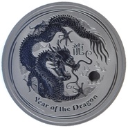 2012 1oz Australian Lunar Year of the Dragon Silver Coin