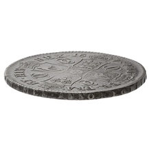 1673 Silver Half Crown Coin Charles II