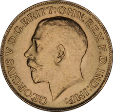 1918 Gold Sovereign Coin George V Canada PCGS MS62