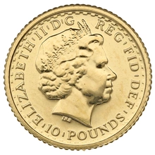 2002 1/10oz Gold Britannia Coin