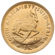 1977 1R 1 Rand coin South Africa