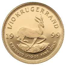 1999 Proof 1/10oz Krugerrand Gold Coin