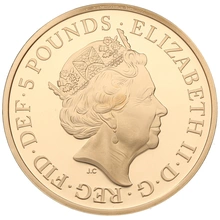 2017 Proof £5 Gold Crown House of Windsor Centenary Boxed