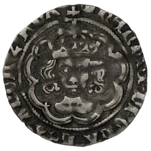 1495-1498 Henry VII Silver Half Groat Twopence Hammered mm Tun
