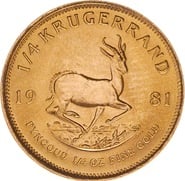 1981 1/4oz Krugerrand Gold Coin