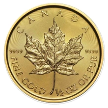 2016 1/2oz Canadian Maple Leaf Gold Coin