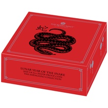 2025 Royal Mint 5oz Year of the Snake Proof Silver Coin Boxed