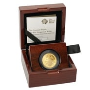 2018 Proof 1/4oz Red Dragon of Wales Gold Coin Queen's Beasts Boxed