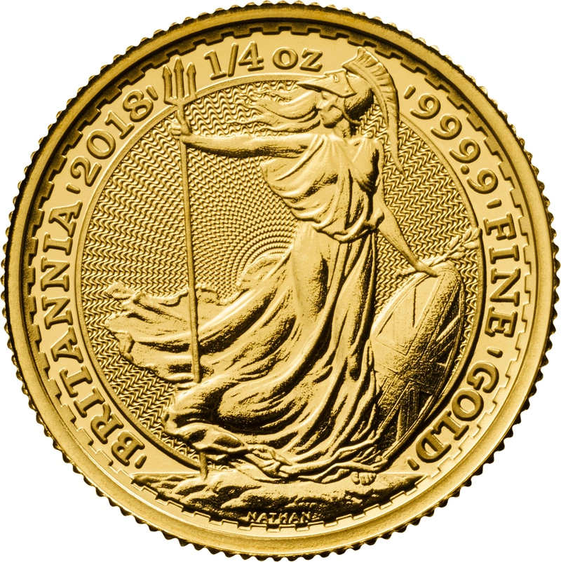 2018 1/4oz Gold Britannia Coin