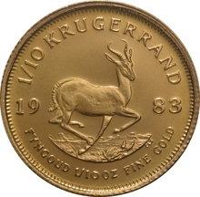 1983 1/10oz Krugerrand Gold Coin