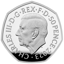 2023 The Lion, The Witch and The Wardrobe Fifty Pence Proof Silver Coin Boxed