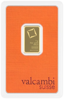 5g Gold Bar Valcambi