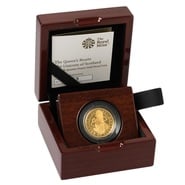 2017 1/4oz Proof Unicorn of Scotland Gold Coin Queen's Beasts Boxed