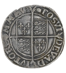 Silver Shilling Coin Queen Elizabeth I Good Fine