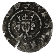 1445-54 Henry VI Silver Penny London. 1leaf-Pellet issue