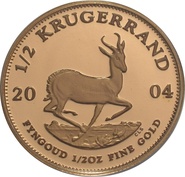 2004 Proof 1/2oz Krugerrand Gold Coin